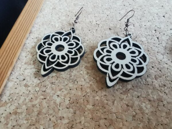 Boucles d'oreilles Fleur Mandala